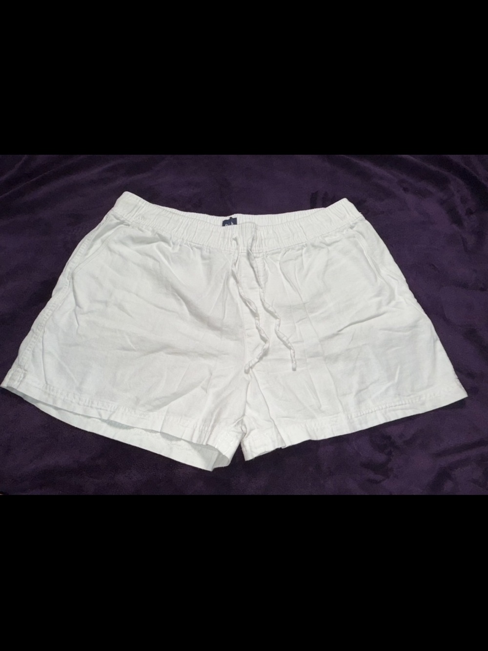 GAP White Drawstring Shorts Women’s XL Casual Summer Beach Shorts